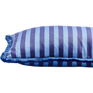 Thin Stripe Blue 60x40cm Cushion