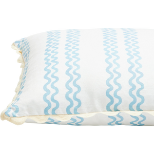 Double Waves Powder Blue 60cm Cushion