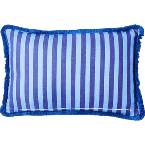 Thin Stripe Blue 60x40cm Cushion