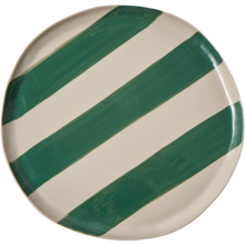 Load image into Gallery viewer, Cabana Stripe Platter Green
