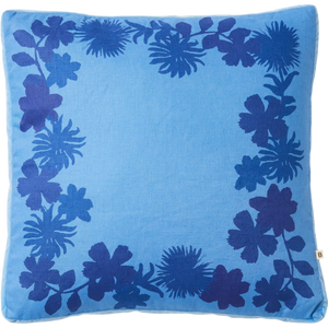 Flora Blue 50cm Cushion