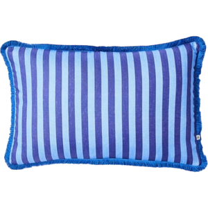 Thin Stripe Blue 60x40cm Cushion