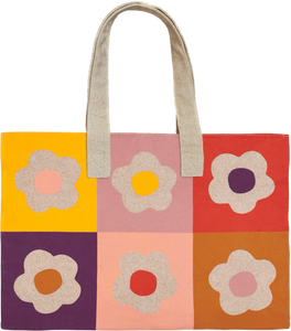 Floral Jumbo Toto Bag