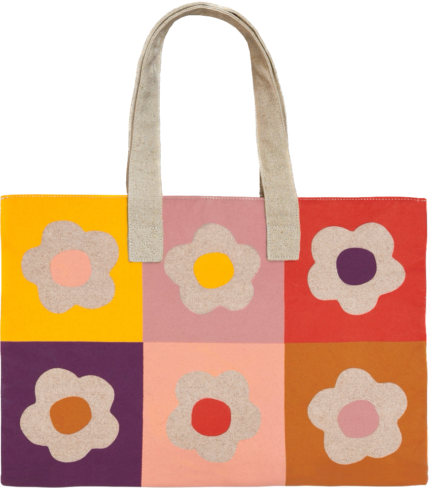 Floral Jumbo Toto Bag