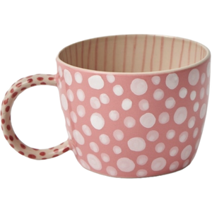 Chino Mug Pink Dot