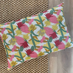 Cactus Flower 60x40cm Cushion - Ruby