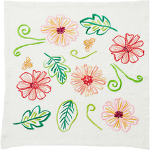 Load image into Gallery viewer, Tendril Multi Embroidered Napkins (set of 4)
