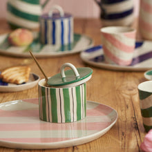 Load image into Gallery viewer, Cabana Stripe Platter Pink
