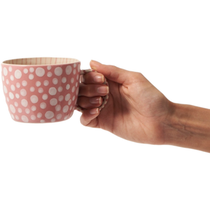 Chino Mug Pink Dot