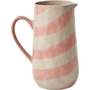 Cabana Stripe Jug Pink