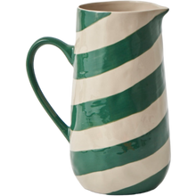 Load image into Gallery viewer, Cabana Stripe Jug Green
