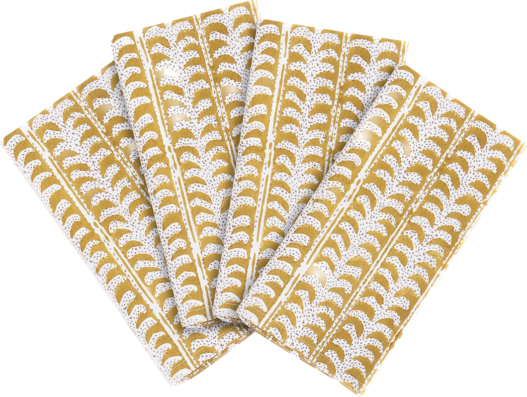 Luxor Saffron Cotton Napkins