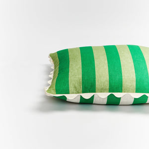 Bold Stripe Green 50cm Cushion