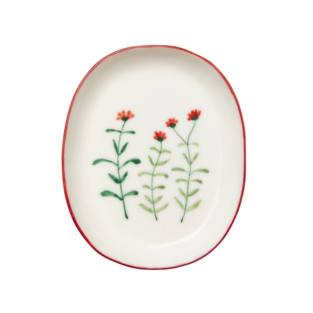 Blossom Red Dish