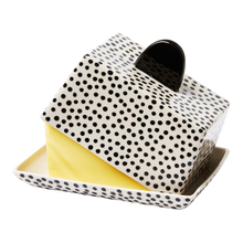 Load image into Gallery viewer, Black Spot Chino Butter Dish
