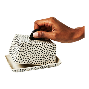 Black Spot Chino Butter Dish