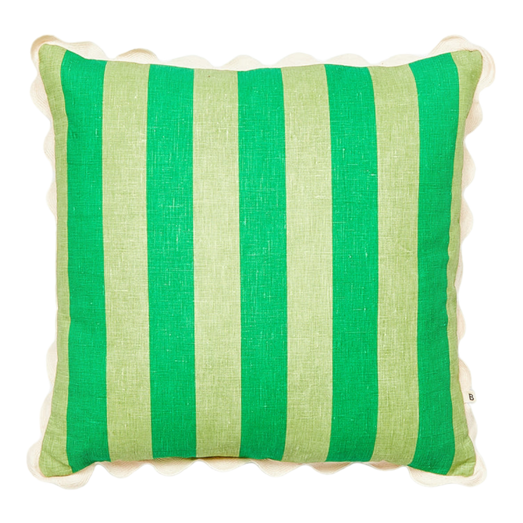 Bold Stripe Green 50cm Cushion